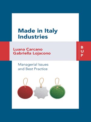 cover image of Made in Italy Industries